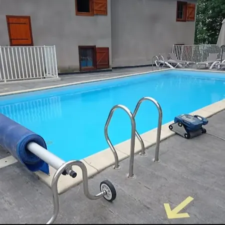 شقة Studio Vue Montagnes, Rdc, Piscine L'ete, Parking كوتيريه